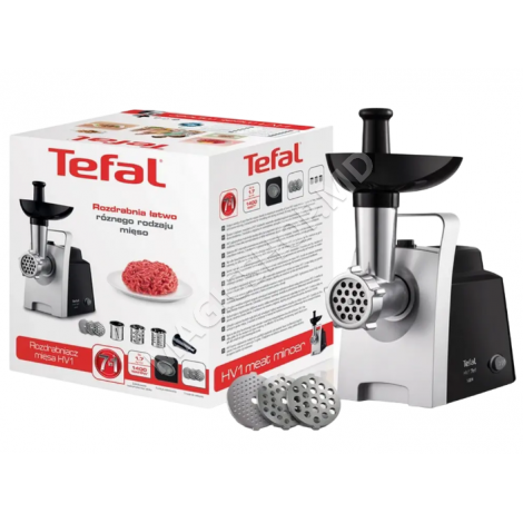Mașină de tocat carne Tefal NE108831, Negru Argintiu